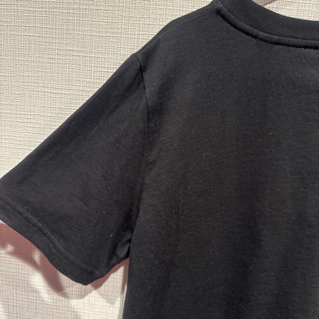 BURBERRY ブラック Tシャツ 10Y 140 ロゴ　チェック　半袖