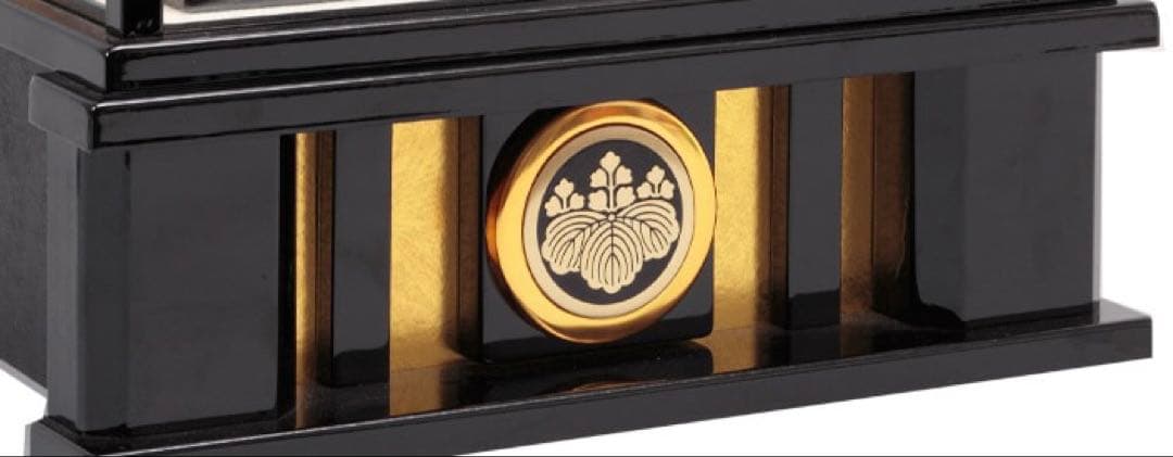 上杉謙信　東京久月　五月人形　家紋付き兜飾り収納セット・シルバー兜・天空シリーズ