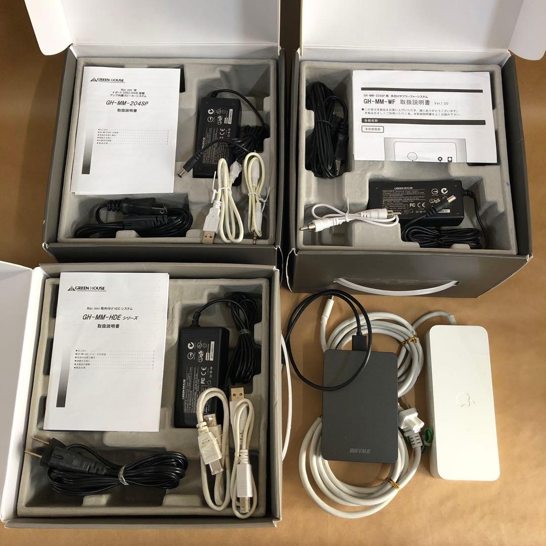 Macmini（初期型）とGreenHouse製システムコンポのセット