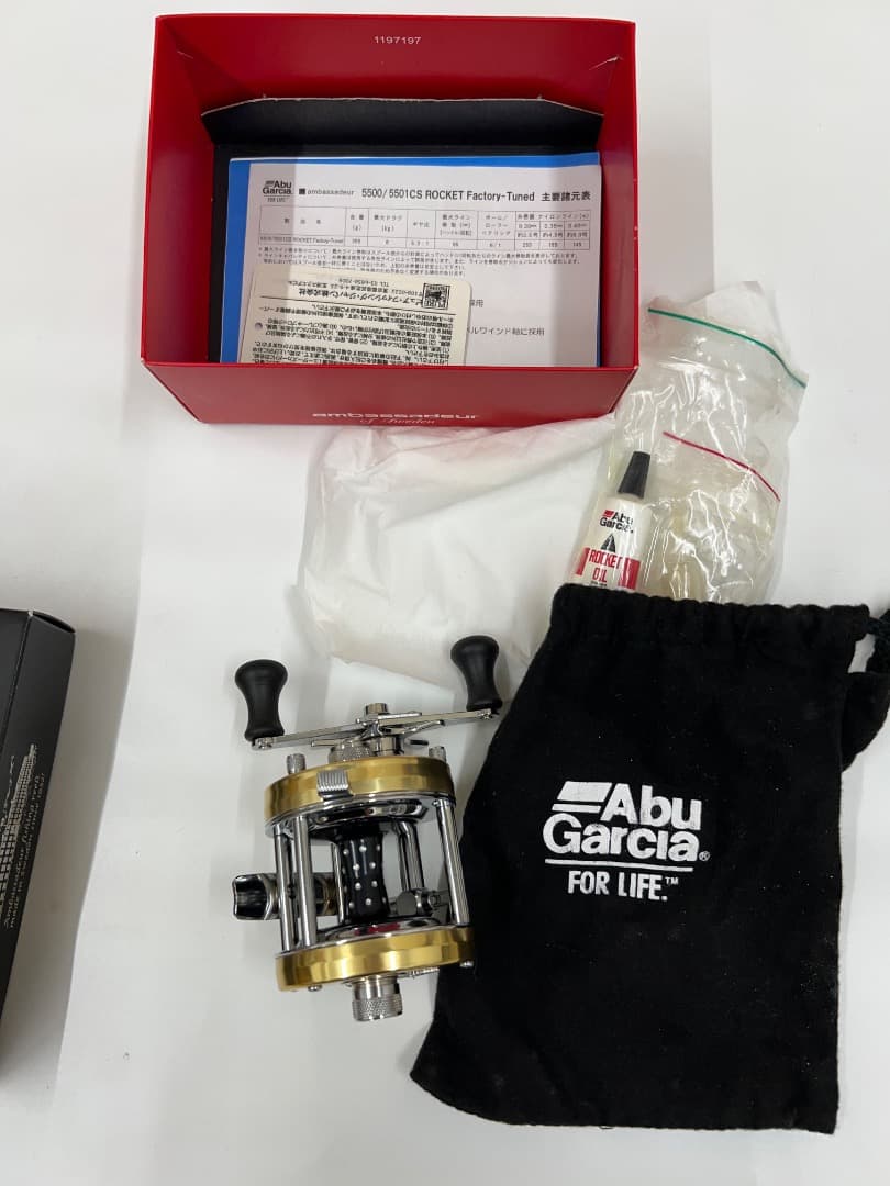 稀少 アブガルシア(Abu Garcia) アンバサダー 5501CS 左リール