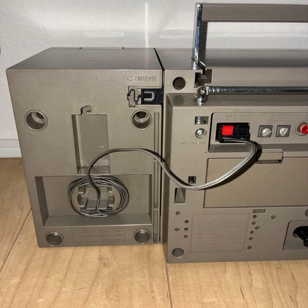 貴重　動作品　National RX-C46 ポータブルステレオコンポ