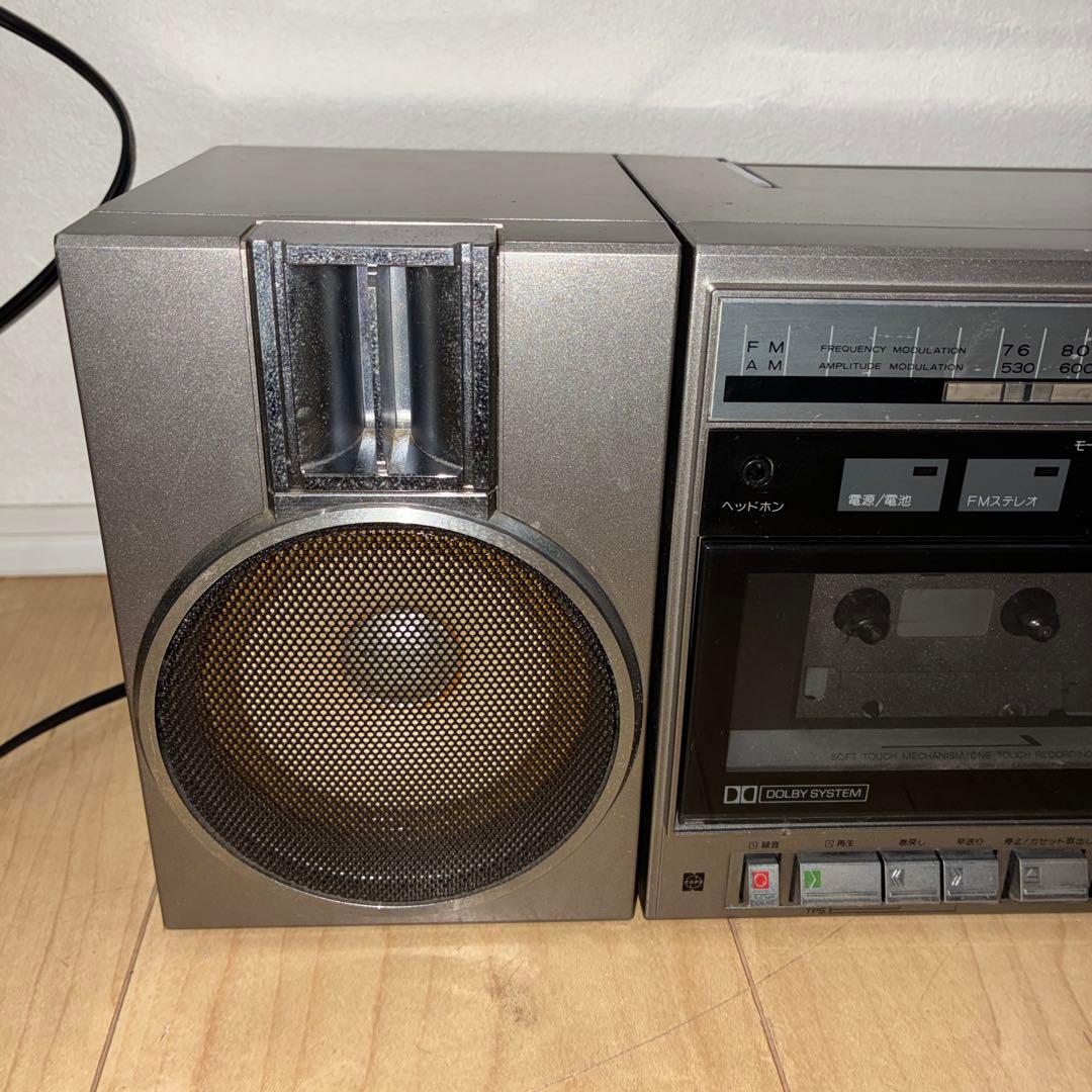 貴重　動作品　National RX-C46 ポータブルステレオコンポ