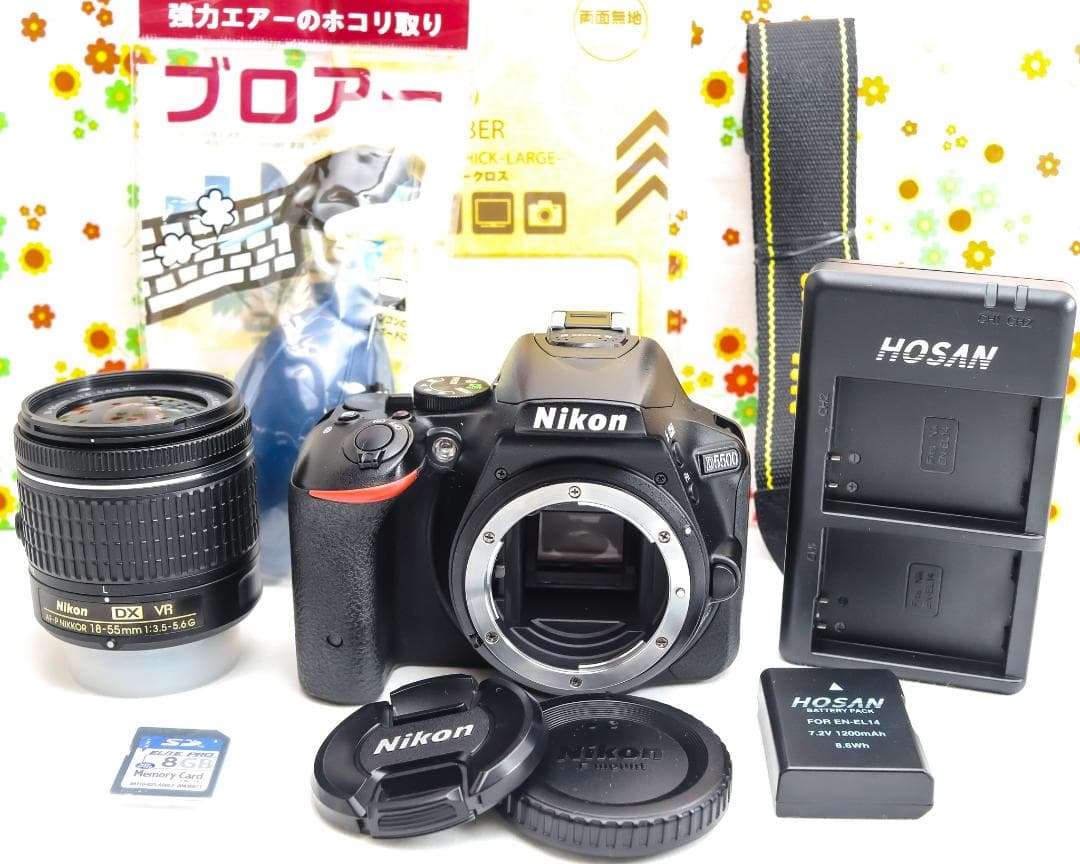 美品 ニコン Nikon D5500☆Wi-Fi搭載機♪☆高機能・高画質一眼レフ