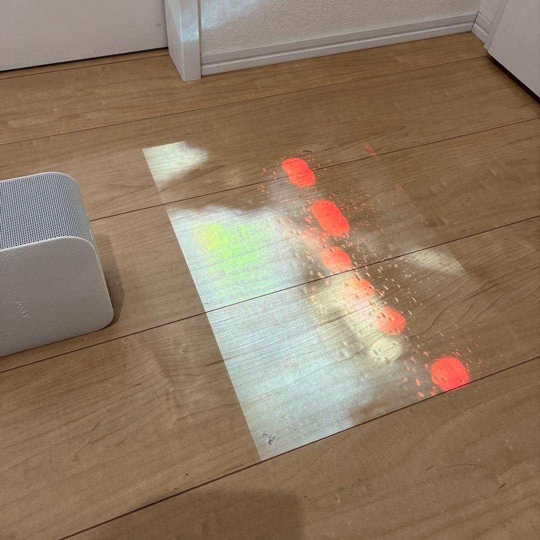 動作良好です！ポータブル超短焦点プロジェクター LSPX-P1