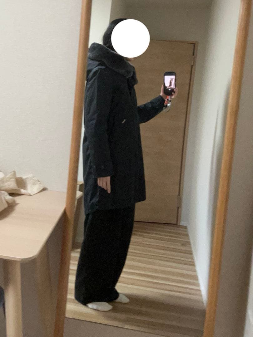 貴重Mサイズ【大柄さんに】ウールリッチ　ラビットファーライナー付きモッズコート