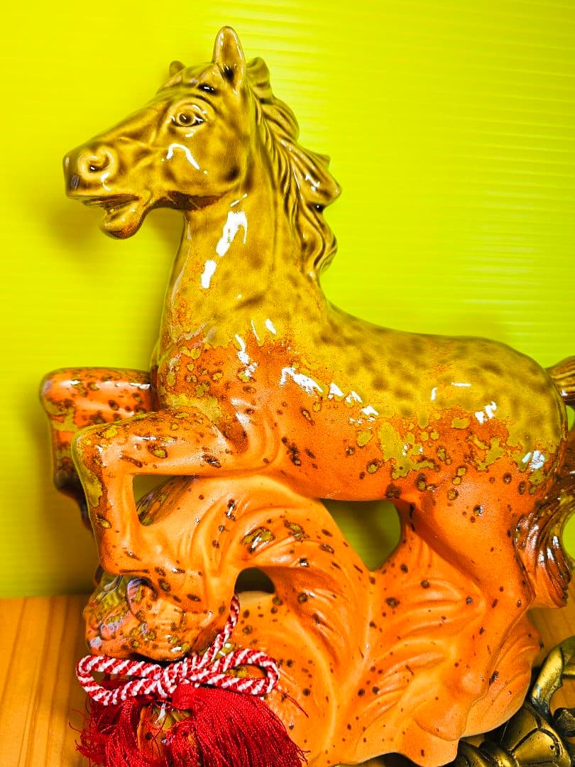 超開運‼️干支(馬)の置物と新春開運ブレスの2点セット