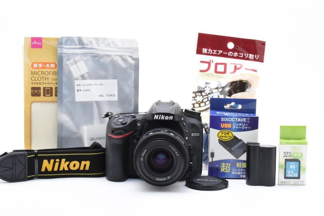 人気 Nikon D7200 ⭐本格機 高性能 Wi-Fi ⭐高速連写 簡単操作