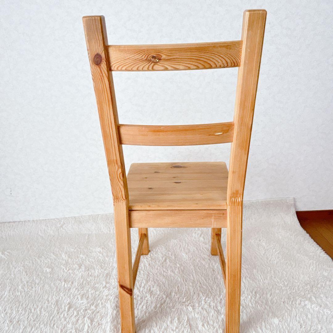 廃番 美品】IKEA IVARイーヴァル チェア 天然木 ダイニング リビング