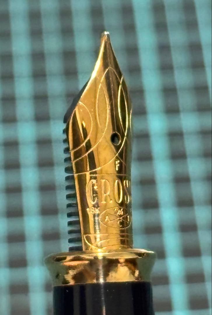 CROSS 万年筆 18k タウンゼントブラックラッカー （未使用）