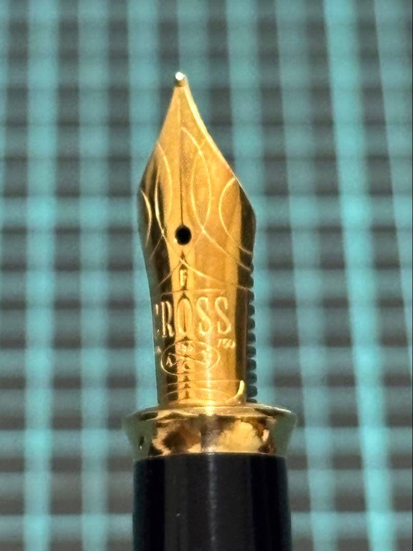 CROSS 万年筆 18k タウンゼントブラックラッカー （未使用）