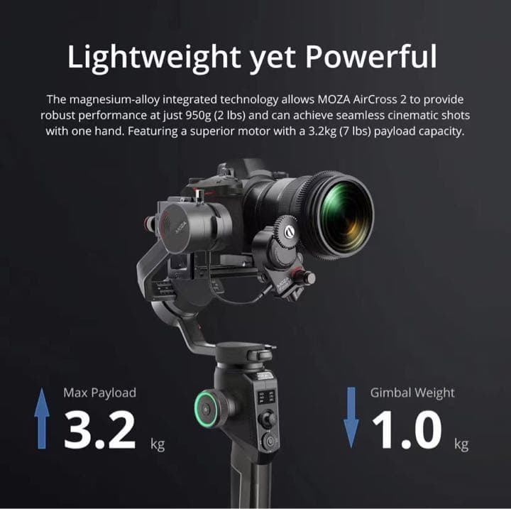 MOZA Aircross 2 スタビライザー ジンバル カメラ専用