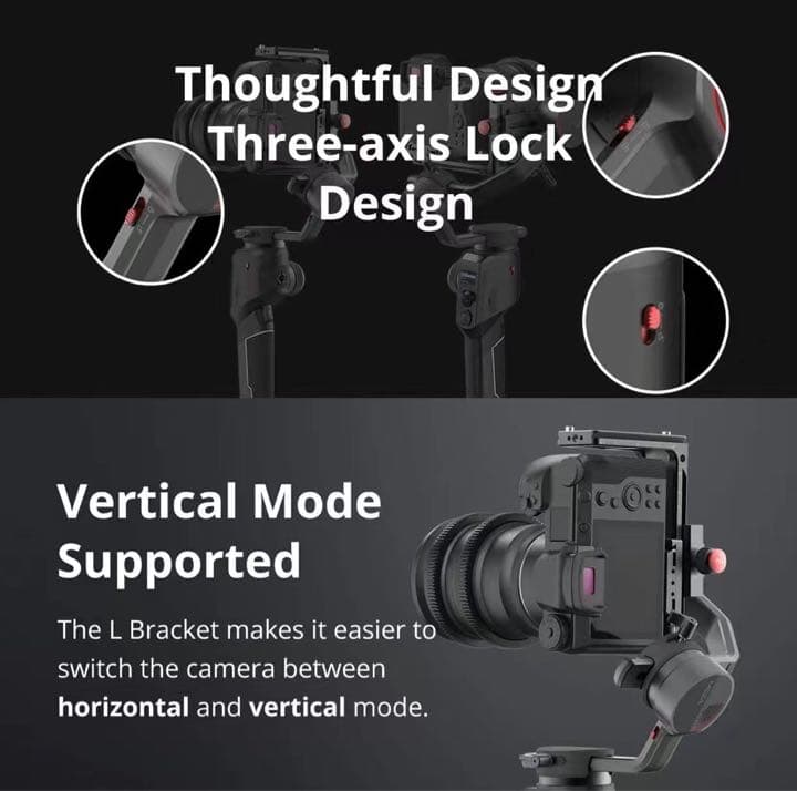 MOZA Aircross 2 スタビライザー ジンバル カメラ専用