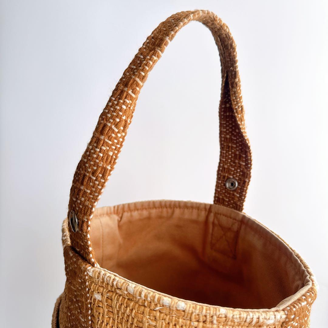 エルメス タムール カゴ バケット ワンショルダー ハンド トート バッグ