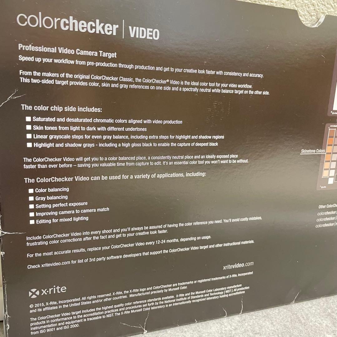 その他 X-Rite ColorChecker Video