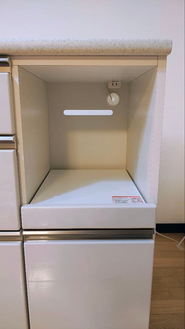 ニトリ キッチンカウンター アルミナ2 100CT WH 2021年製 美品