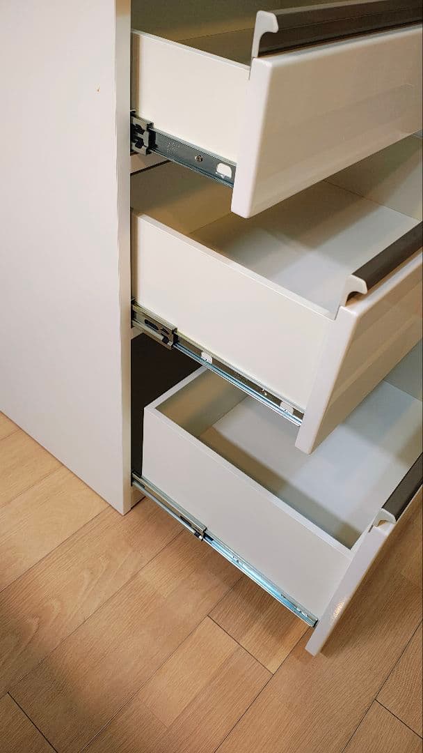 ニトリ キッチンカウンター アルミナ2 100CT WH 2021年製 美品