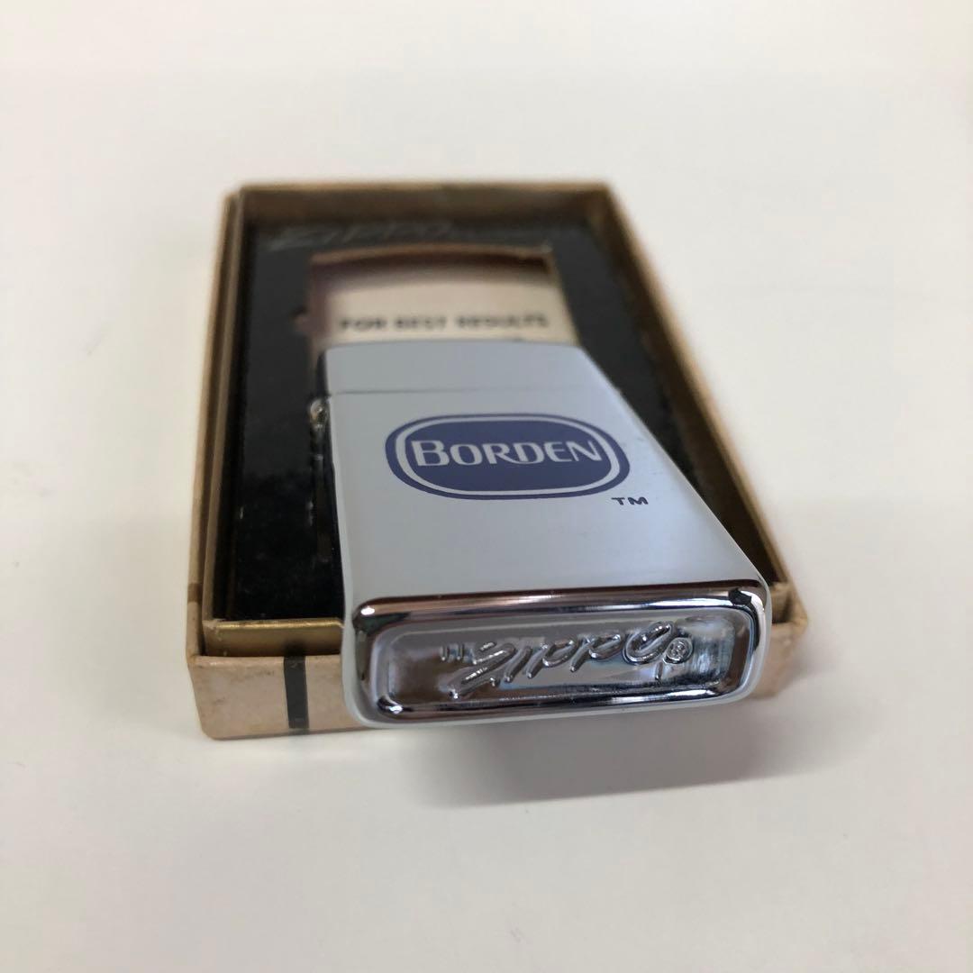 ヴィンテージ1971年スリムZIPPO BORDEN企業物ZIPPO