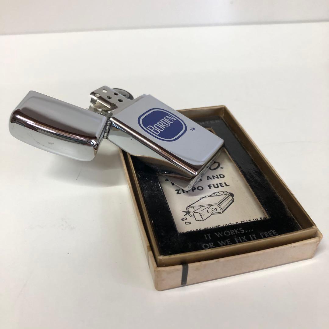 ヴィンテージ1971年スリムZIPPO BORDEN企業物ZIPPO