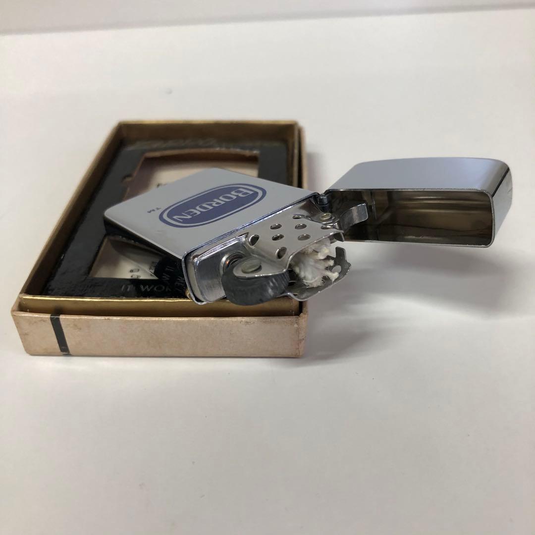 ヴィンテージ1971年スリムZIPPO BORDEN企業物ZIPPO