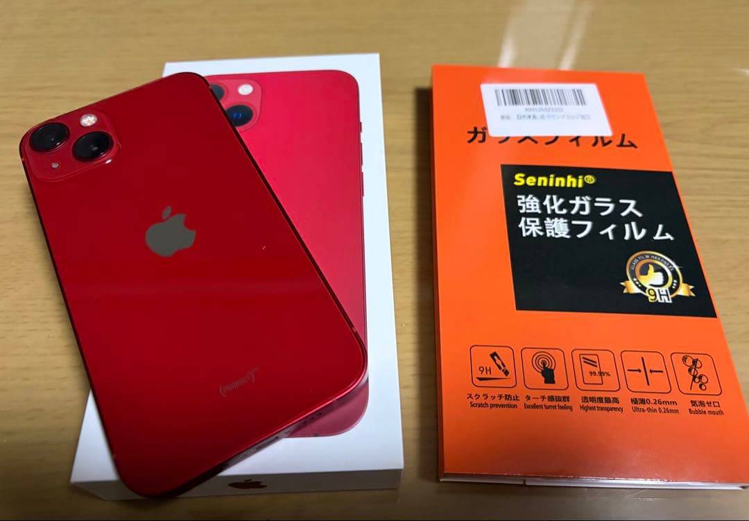 美品Apple iPhone 13 256GB レッドRED SIMフリー