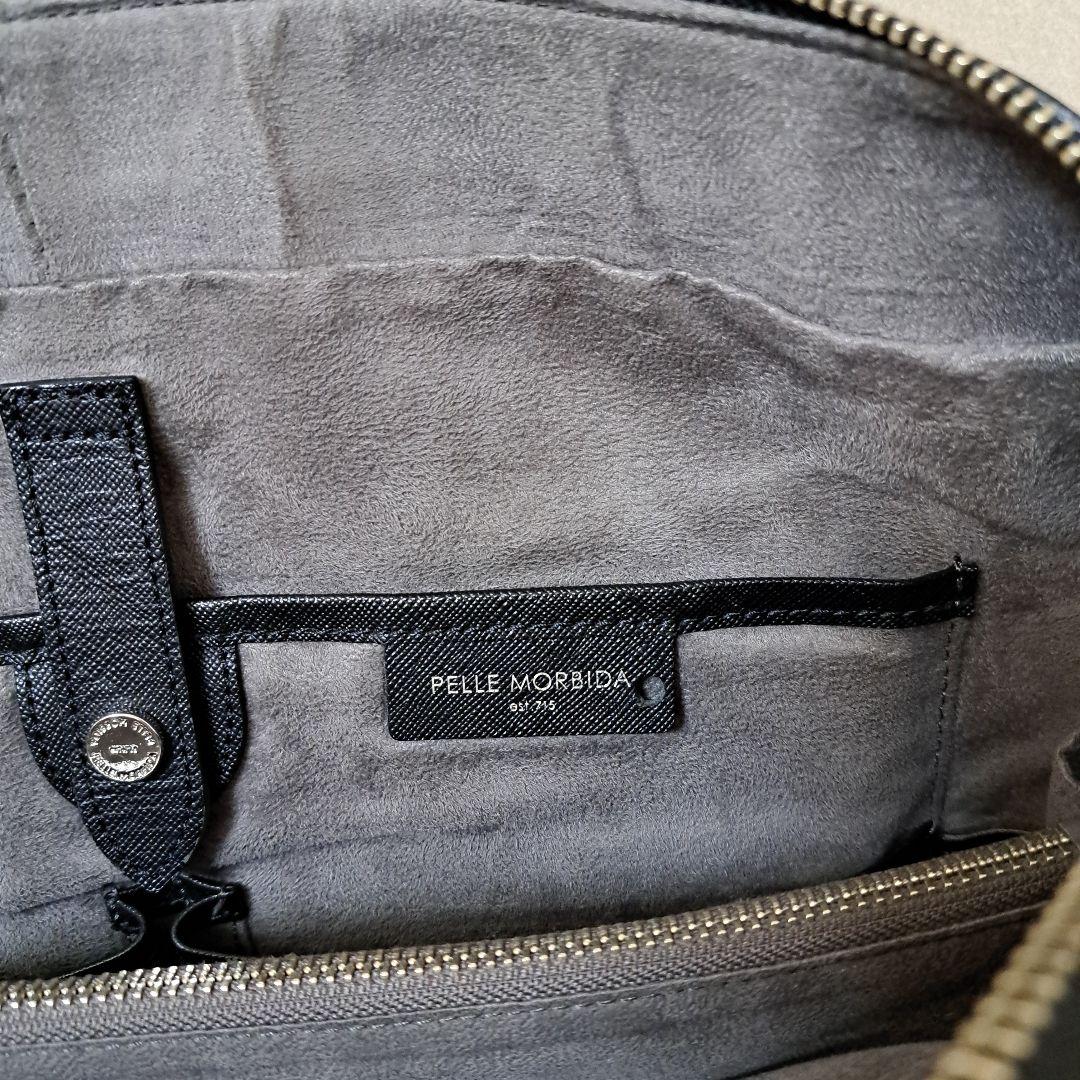 PELLE MORBIDA ブラック ビジネスバッグ