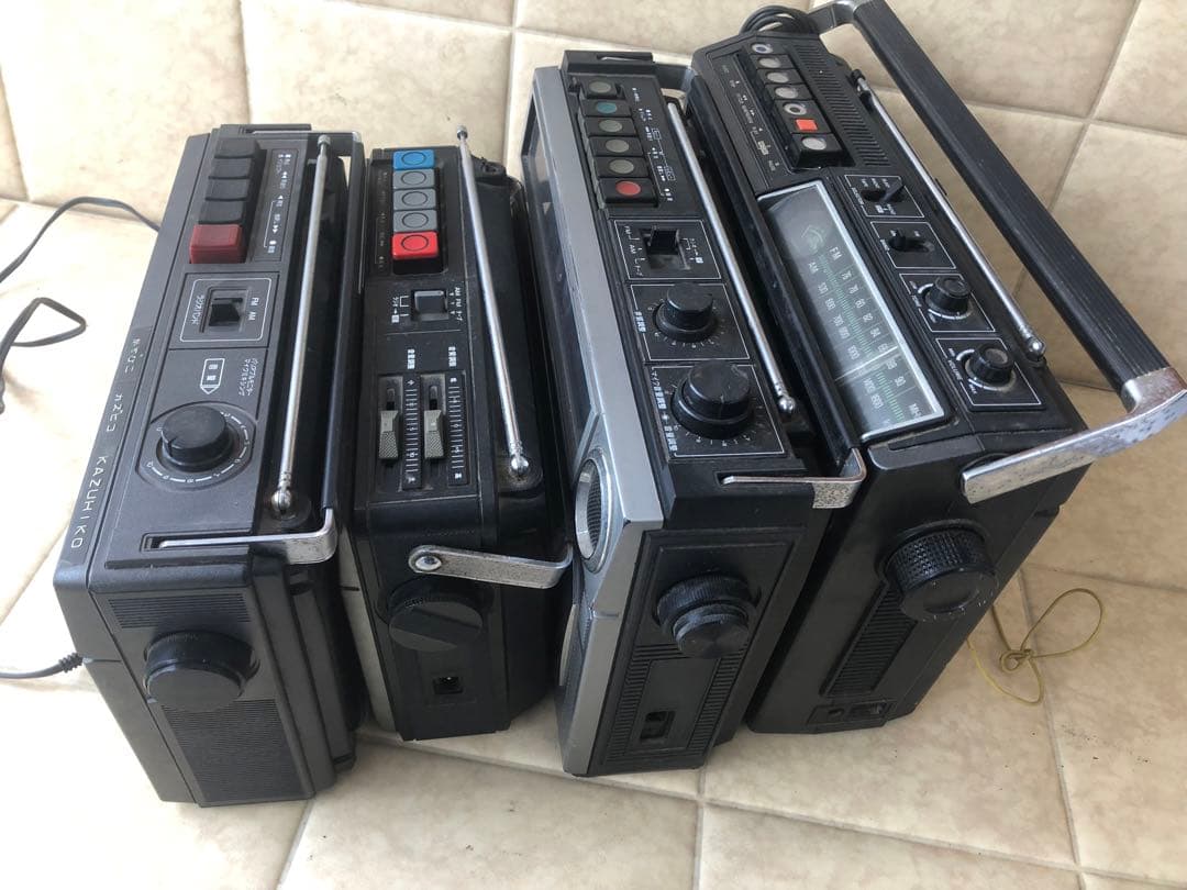 National RQ-548 ラジカセなどまとめて4台ジャンク(G24)