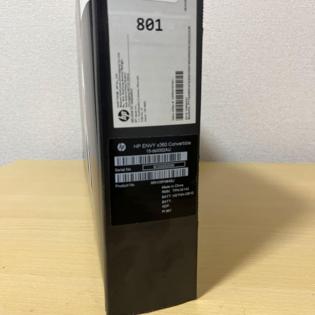 HP ENVY x360 Ryzen7 3700U 15.6型 RAM 16GB