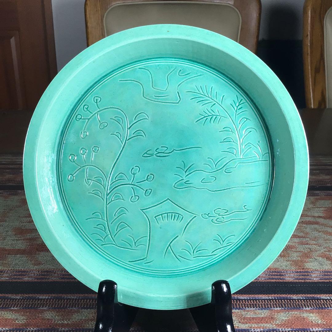 『未使用』　清水焼　斎藤雲楽　中皿　5枚