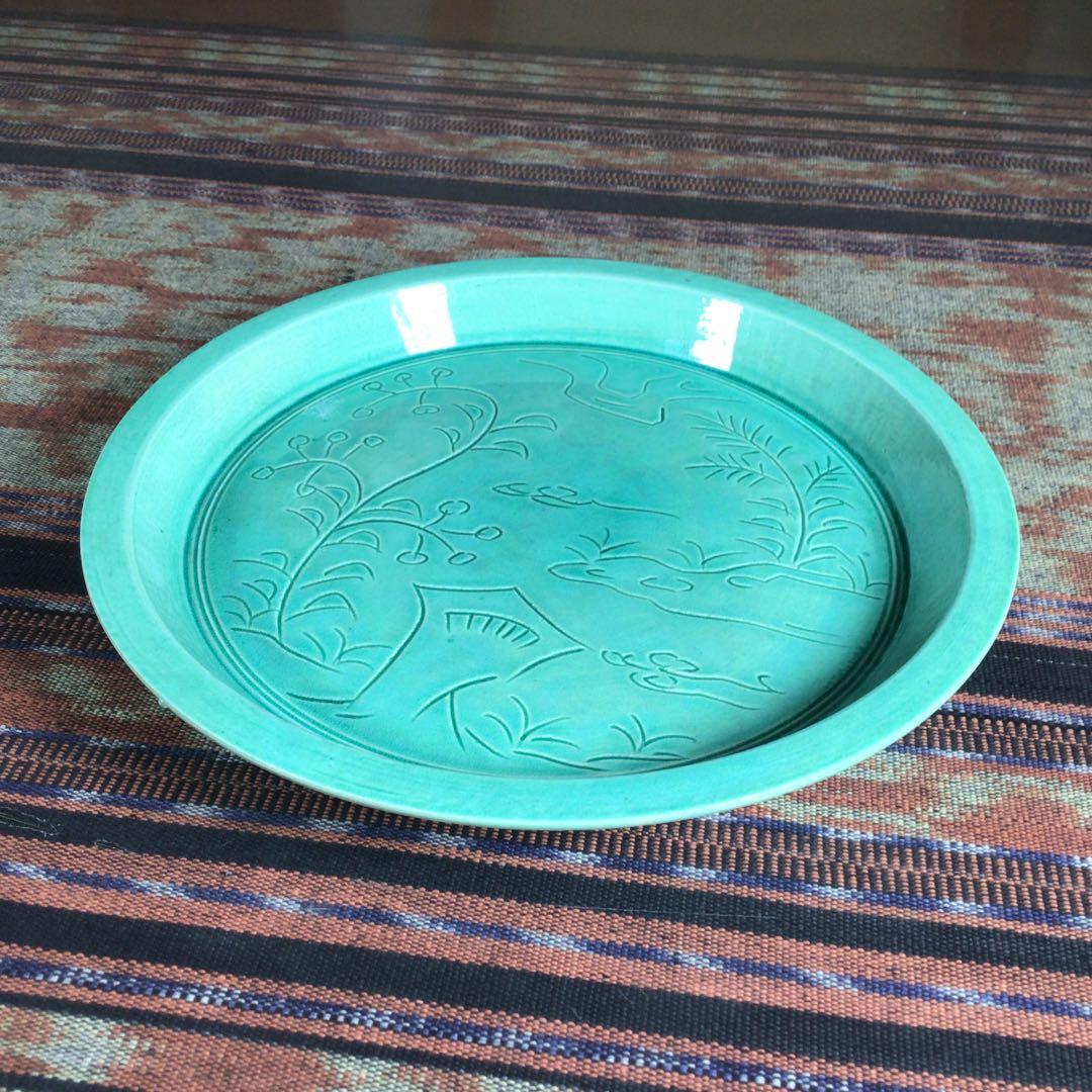 『未使用』　清水焼　斎藤雲楽　中皿　5枚