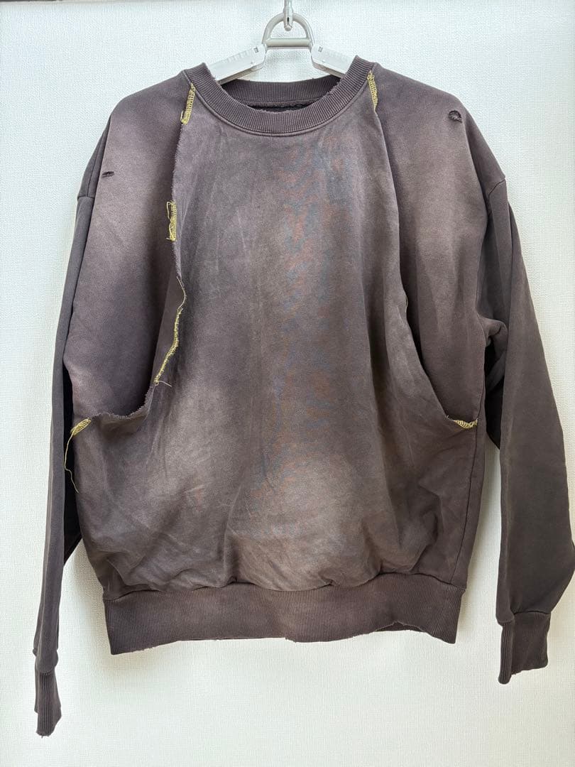 LAYAS/レイヤーズ　ダメージフウスウェット　ブラウン