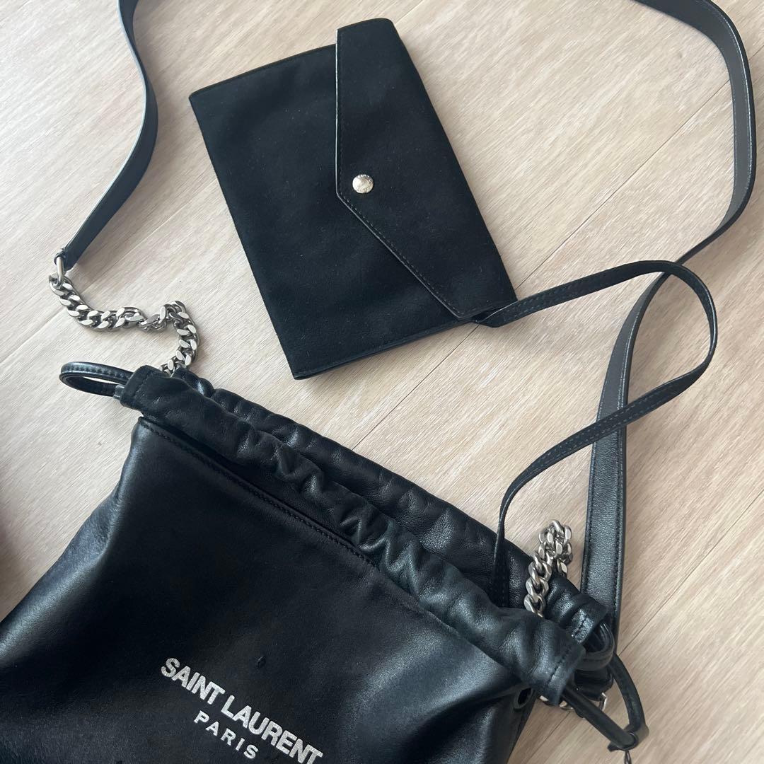 正規品♡SAINT LAURENT サンローラン　テディ　巾着バッグ