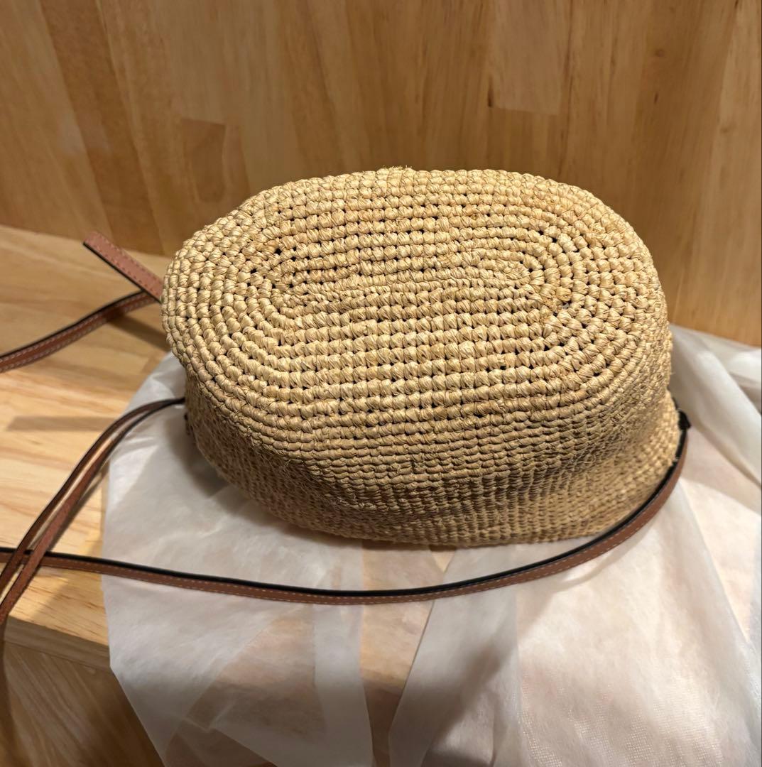 かごバッグ ドローストリングポシェット バスケット ロエベ ショルダーバッグ