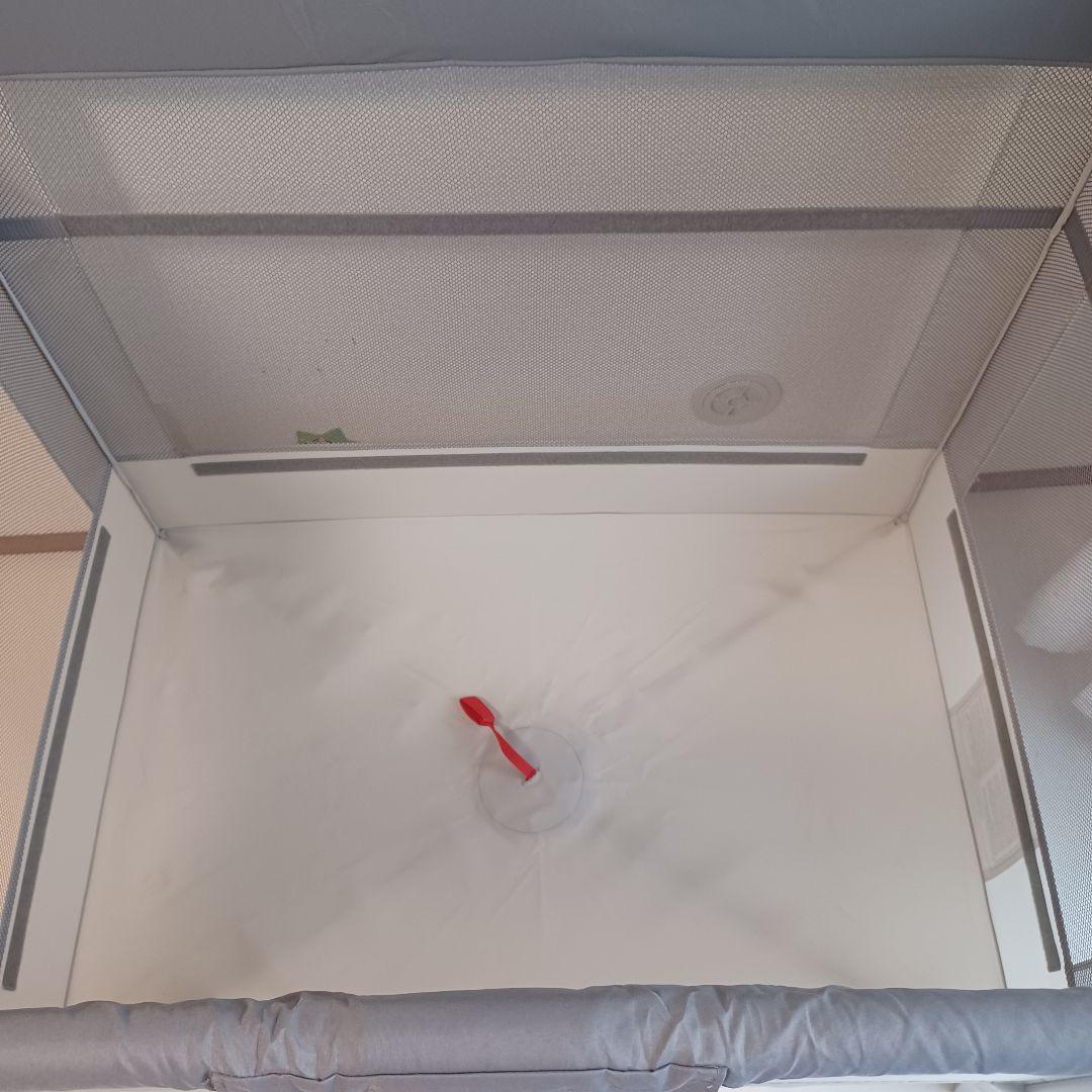 【アップリカ】ベビーベッド ココネルエアー AB (グレーベアー)