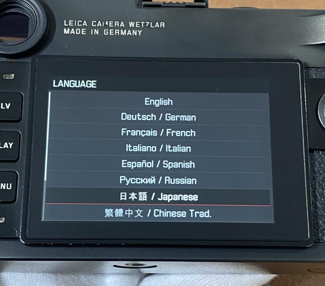 LEICA M10 Black Chrome 点検済み