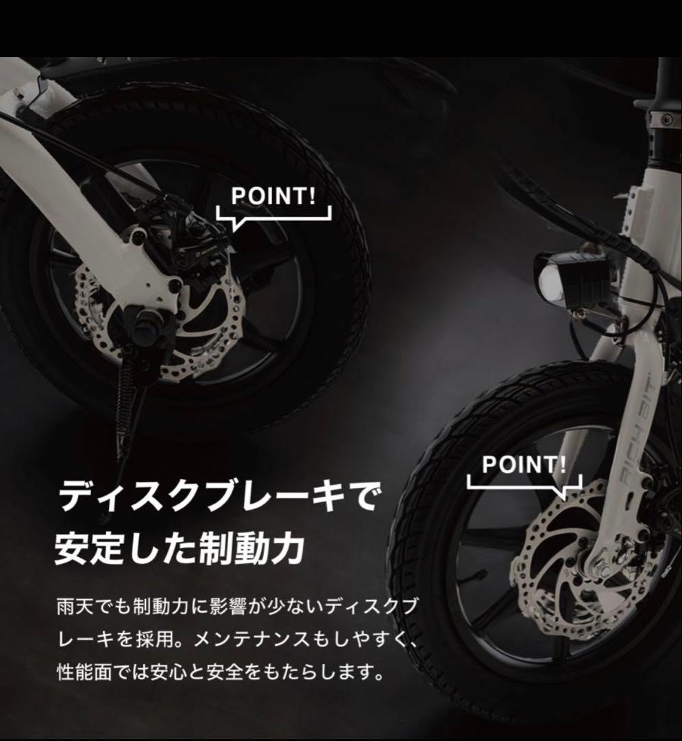 RICH BIT CITI リッチビットシティ折りたたみ電動アシスト自転車