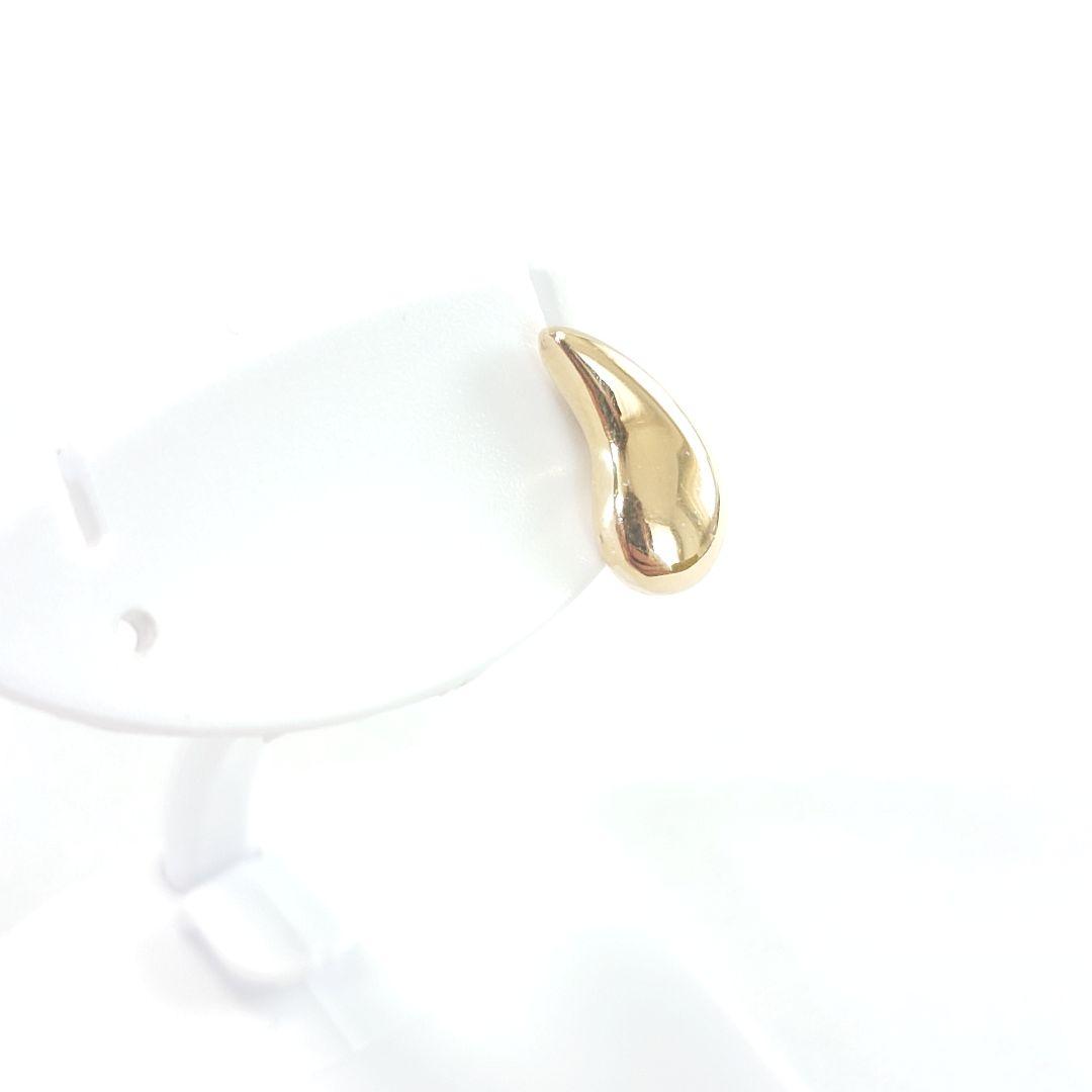 ティファニー K18 ティアドロップ ピアス 片耳用 6582