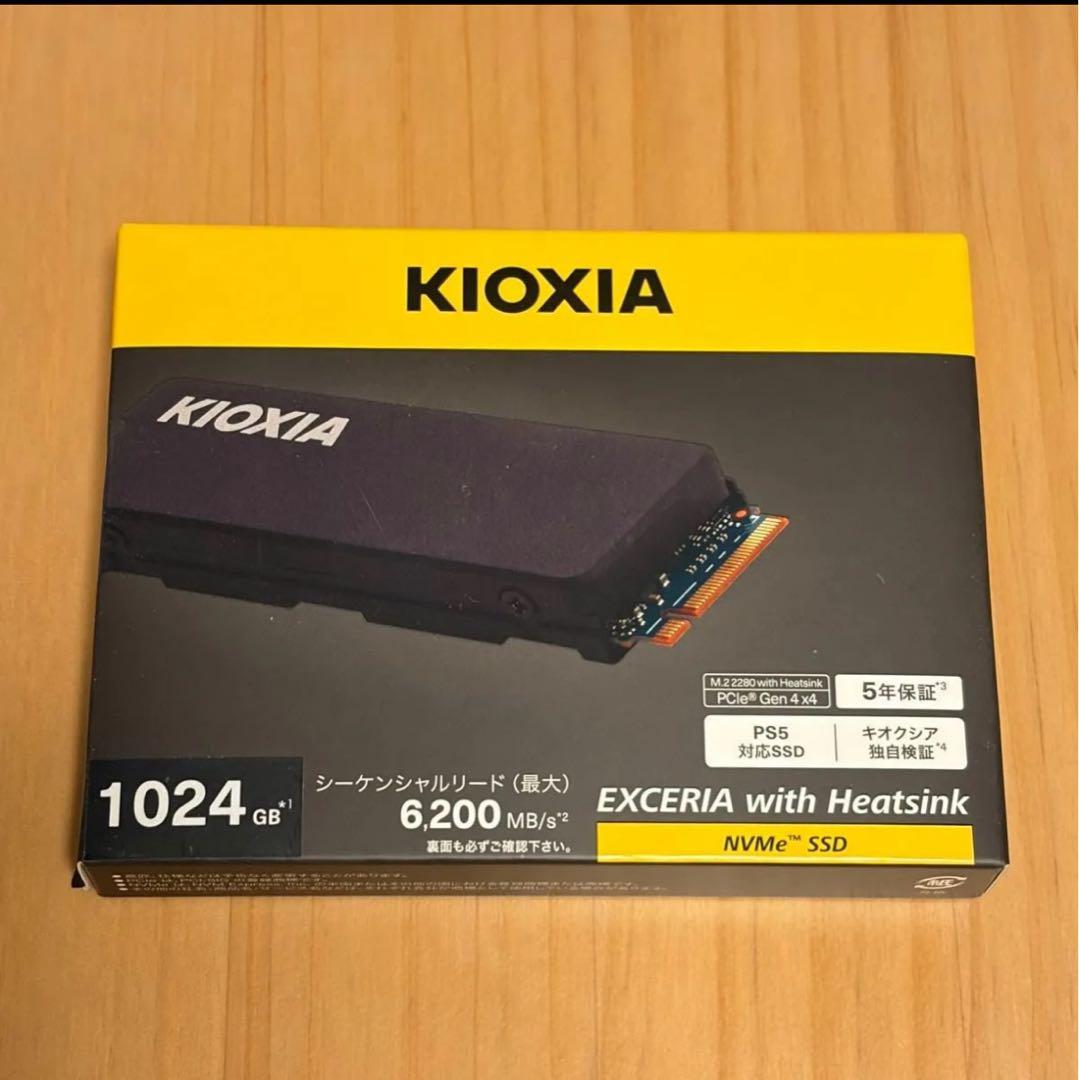 新品未開封　Kioxia EXCERIA with Heatsink 1TB