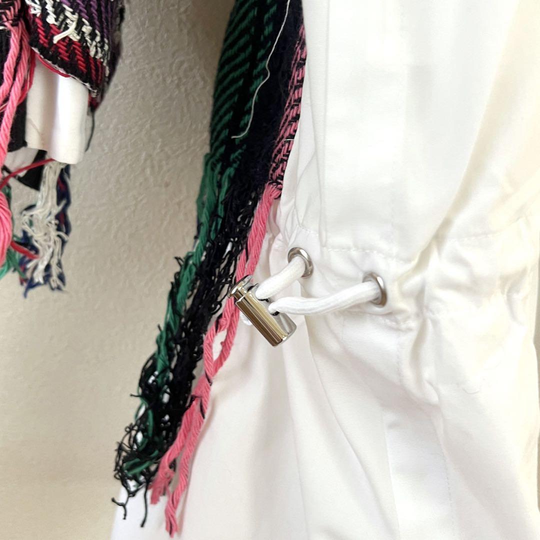 Sacai サカイ　マルチカラー　フリンジシャツ
