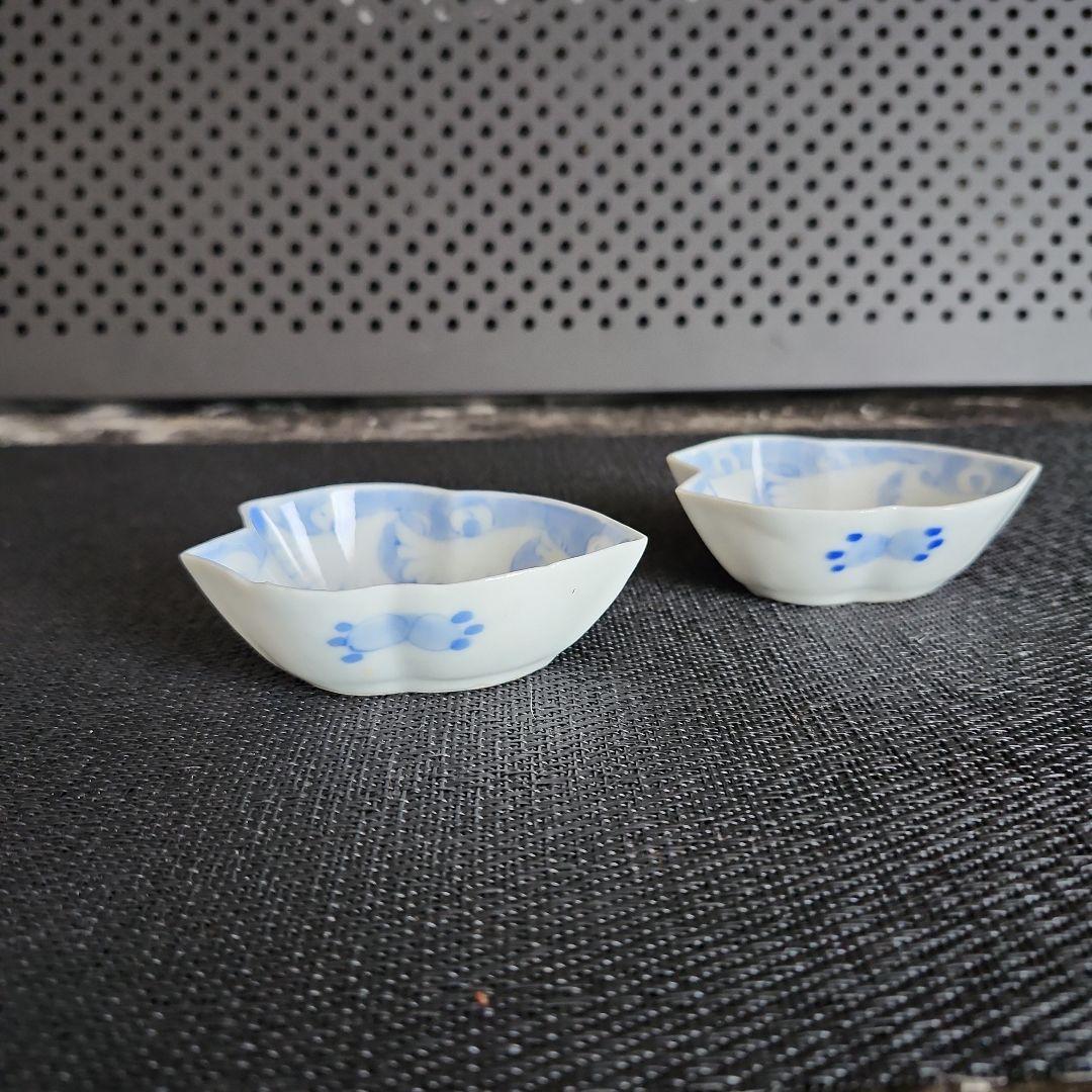 -99\a10　①　豆皿　変形　レトロ