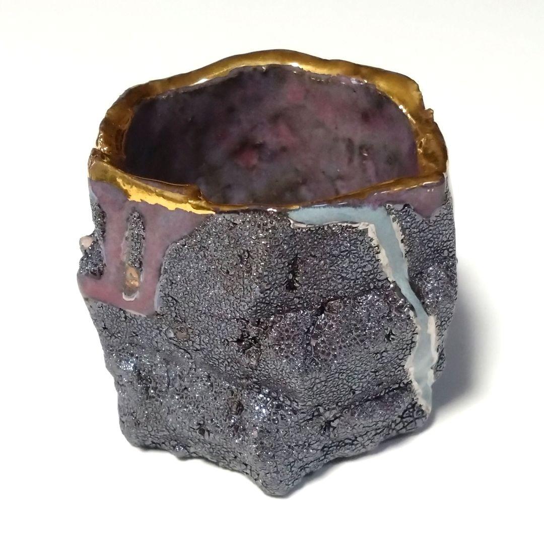 市川透　VANISHING POINT　ぐい呑　備前　酒器