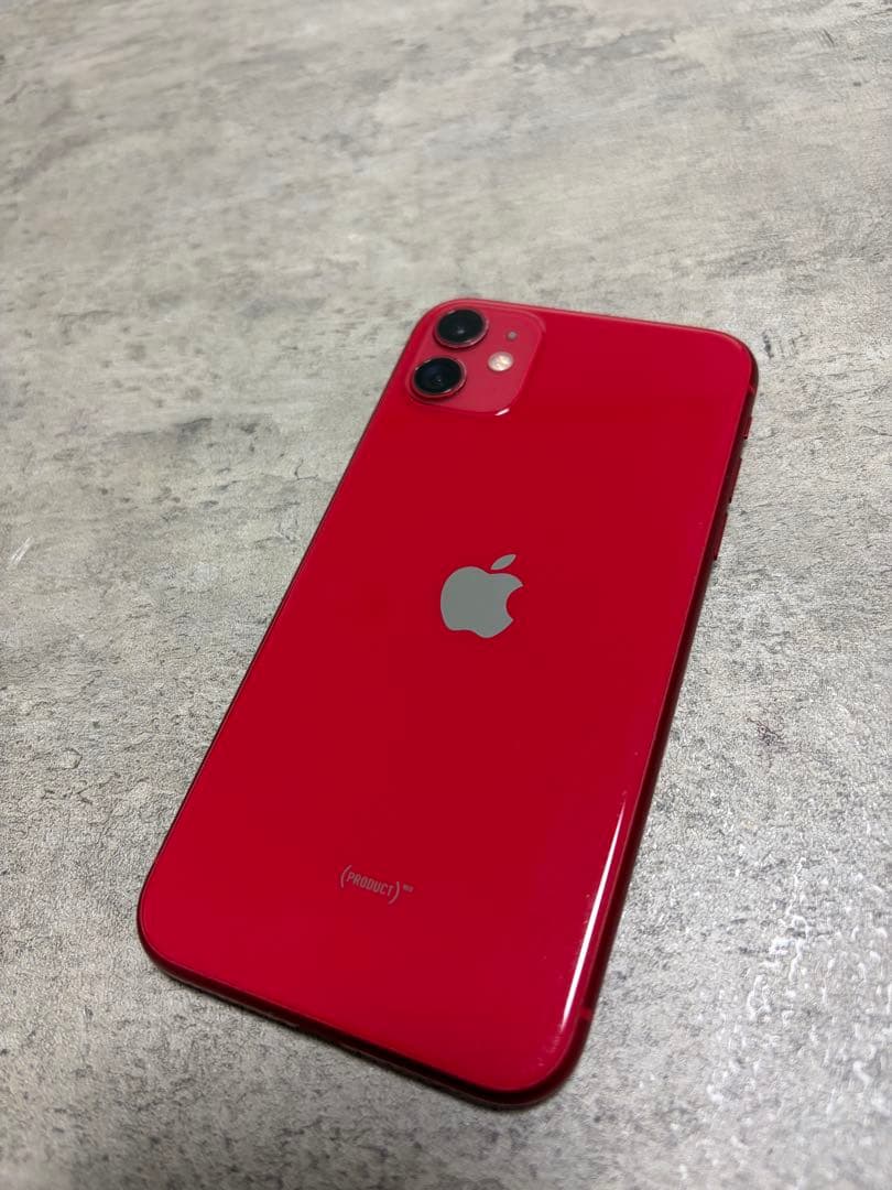 Apple iPhone 11 PRODUCT(RED) 本体(液晶漏れ有)