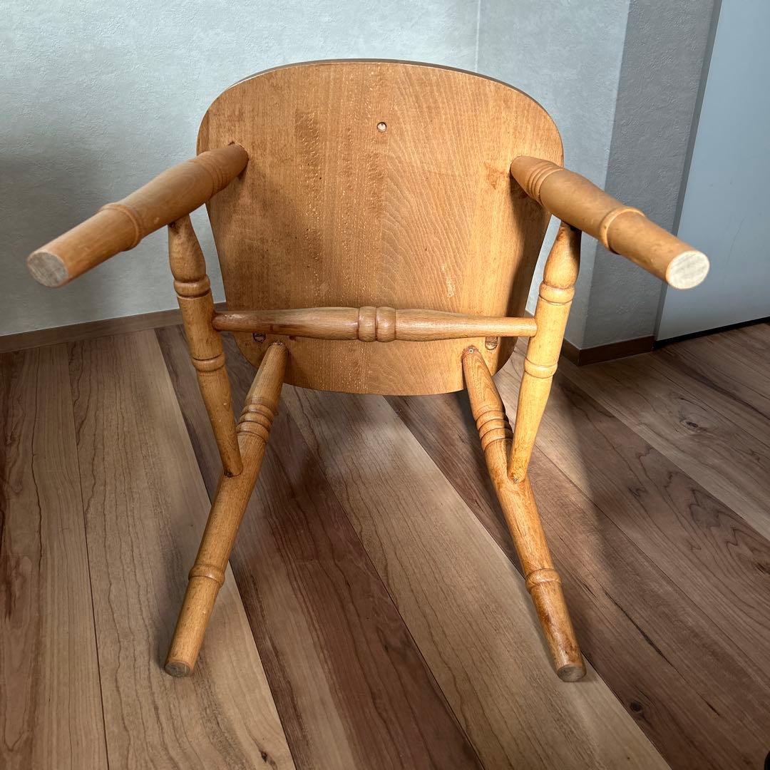 木製スラットバックチェア　No.3