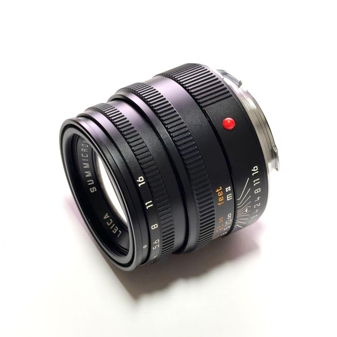 【美品】ライカ｜ズミクロン50mm F2（4th）フード組込《ブラッククローム》