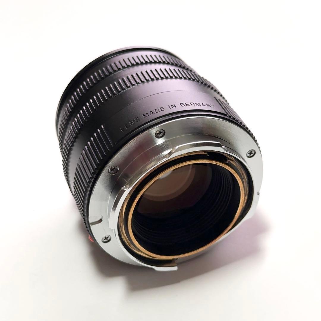 【美品】ライカ｜ズミクロン50mm F2（4th）フード組込《ブラッククローム》