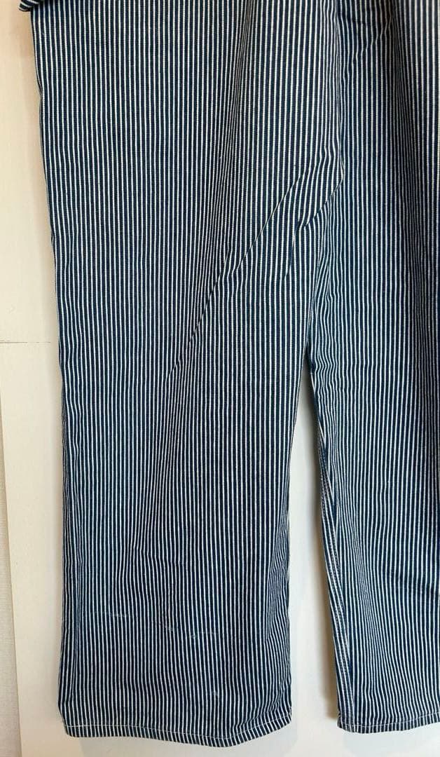 ディッキーズ ヒッコリー ストライプ オーバーオール XLサイズ相当