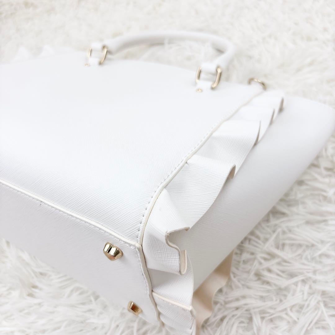 希少✨SAMANTHAVEGA フリル2wayバッグ 白 カードキャプターさくら