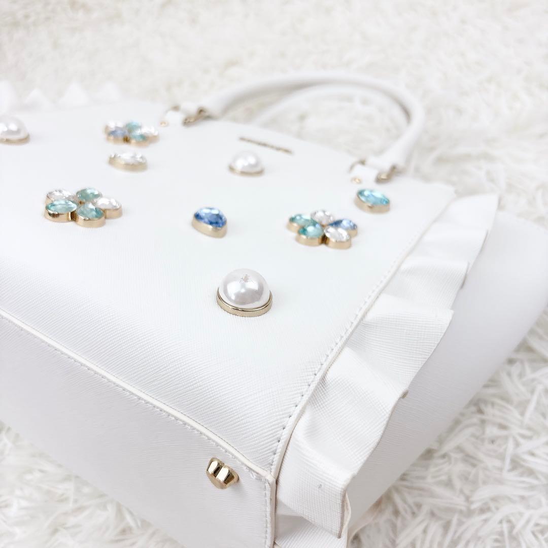 希少✨SAMANTHAVEGA フリル2wayバッグ 白 カードキャプターさくら