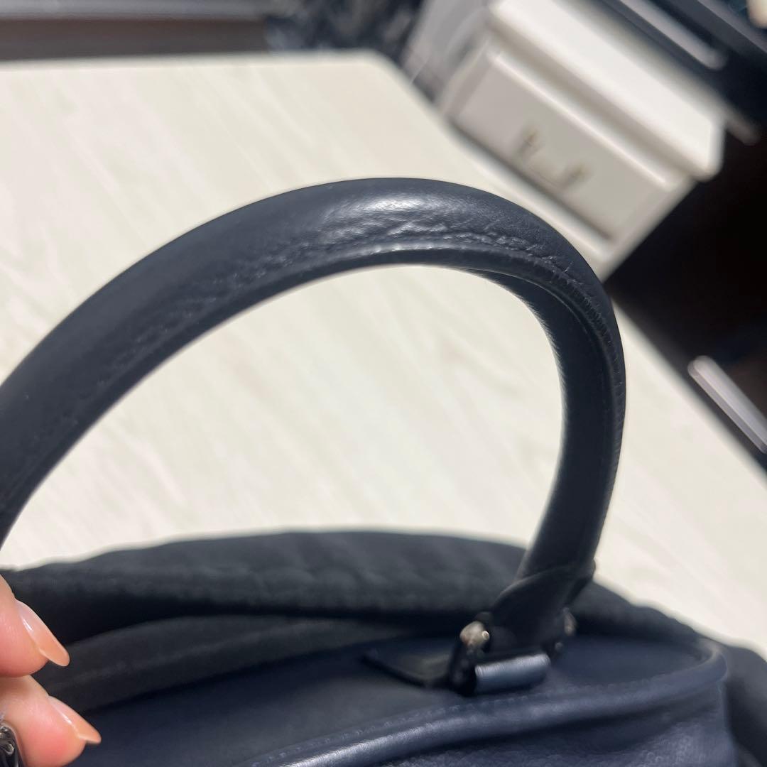 LOEWE 紺 アマソナ バッグ