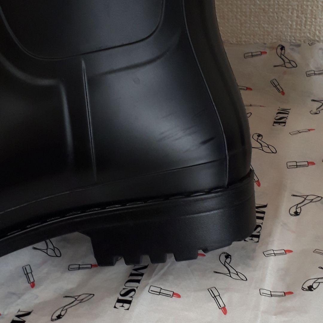 アパルモン購入 MACKINTOSHマッキントッシュ レインブーツ ブラック