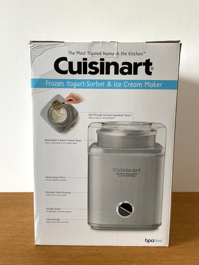 Cuisinart クイジナート: アイスクリームメーカー＋レシピ本